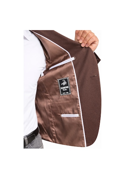 Plus Scorpion Erkek Blazer Ceket Twill Dokuma Likralı Notch Yaka 1 Düğmeli Çift Yırtmaçlı Slim Fit Kahverengi Plus Scorpion Erkek Blazer Ceket Twill Dokuma Likralı Notch Yaka 1 Düğmeli Çift Yırtmaçlı Slim Fit Kahverengi