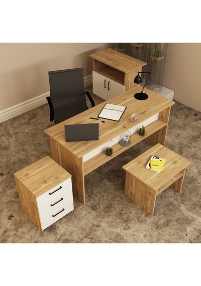 KALENDER DEKOR MERKÜR-1-2-3-4 OFİS BÜRO MASASI TAKIMI MRK02