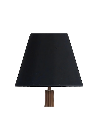 Gale Koyu Pudra Polyester Abajur Kahverengi