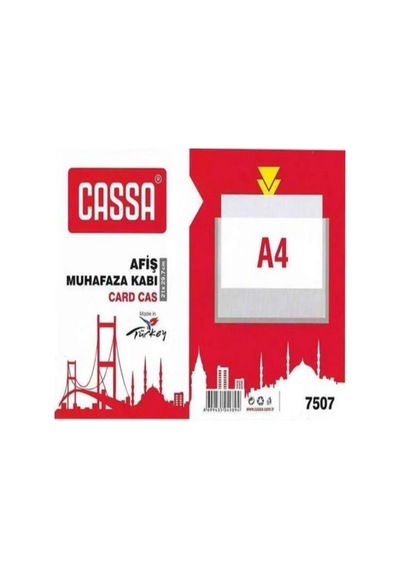 Tabela Poşeti Afiş Muhafaza Kabı A4 210x297 Mm Şeffaf 7507 10 Lu Paket-10-lı-pkt