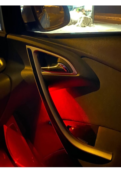 Opel Astra J Rgb Iç Kapı Led Ambiyans Aydınlatma 128 Renk App Kontrolü Uygulama İle Kontrol Edilebilir