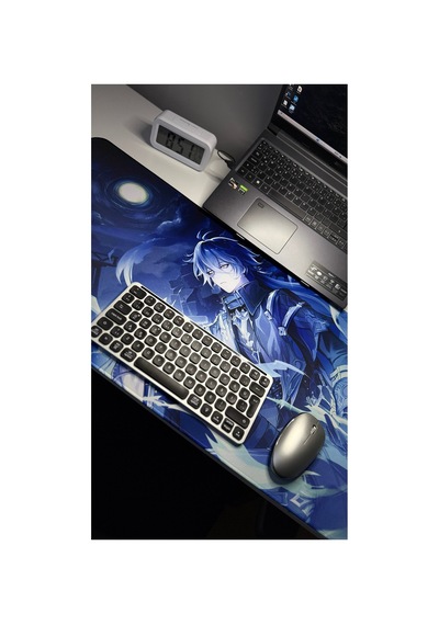 Flins Genshin Impact Anime Oyuncu V2 - 90x40 Xxl Gaming Mouse Pad Fare Altlığı