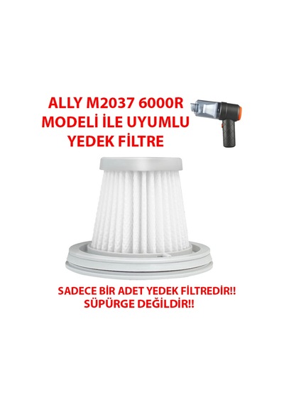 Ally 6000r Araç Süpürgesi İçin Yedek Filtre