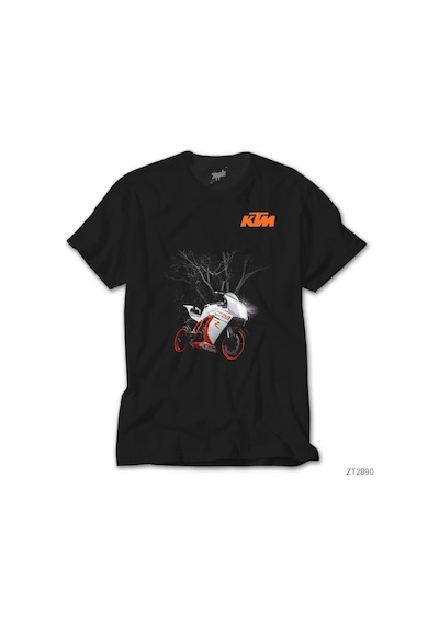 Ktm Motor Siyah Tişört Siyah