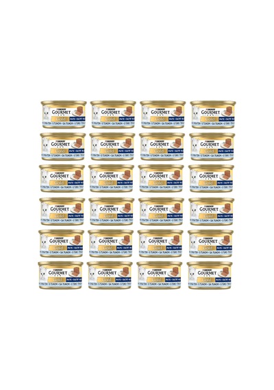 Gold Kıyılmış Ton Balıklı Yaş Kedi Maması, Yetişkin Kediler 24 X 85 Gr