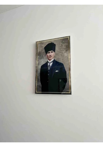 Atatürk Cam Tablo Evlika 34