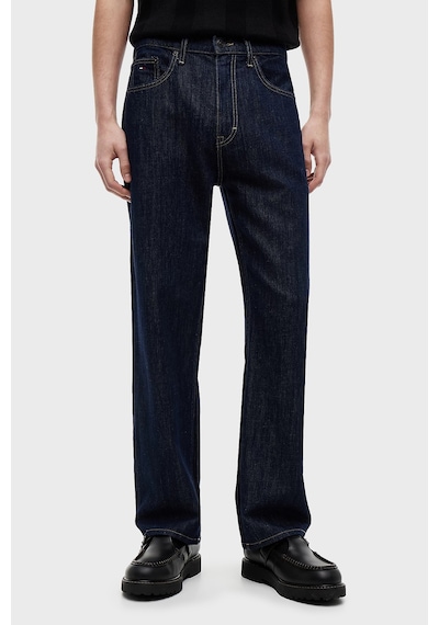 Tommy Jeans Pamuklu Staright Fit Normal Bel Düz Paça Jean Erkek Kot Pantolon Dm0dm23336 1bk Mavi Tommy Jeans Pamuklu Staright Fit Normal Bel Düz Paça Jean Erkek Kot Pantolon Dm0dm23336 1bk Mavi