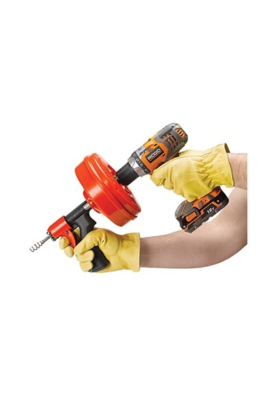 Ridgid 57043 Power Spin El Tipi Otomatik Beslemeli Kanal Açma  Temizleme