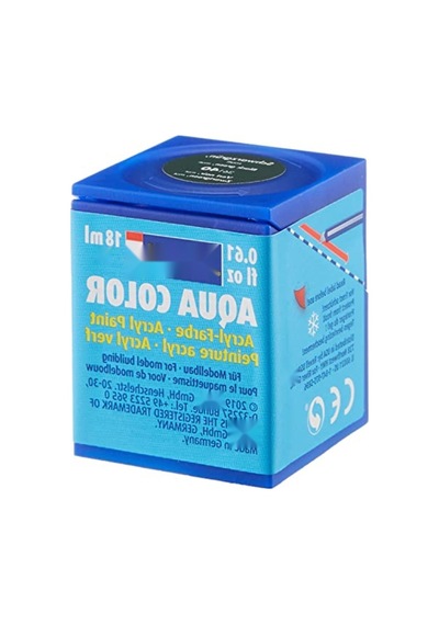 Su Bazlı Akrilik Maket Boyası - Siyah Yeşil Mat 18 Ml 0,15 L