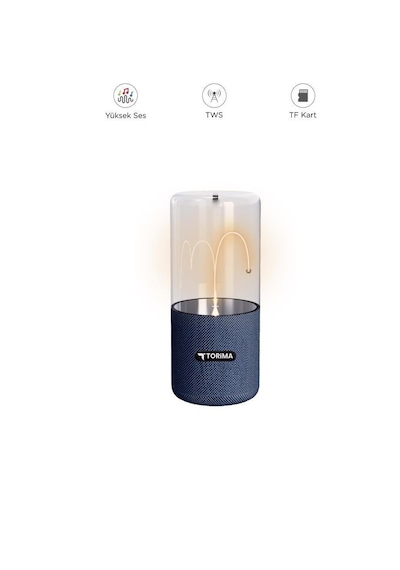 Torima D40 TWS Manyetik Bükülebilir Işık Bluetooth Hoparlör