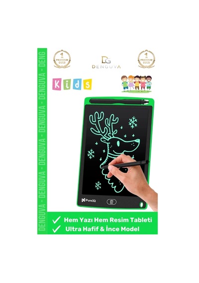 Dijitalçizimtableti Lcd Grafik Çizim Not Yazma Dijital Çocuk Yazı Tahtası Hafif Taşınabilir Model R