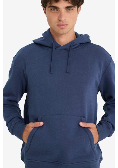 Defacto Regular Fit Kapüşonlu İçi Yumuşak Tüylü Kanguru Cepli Basic Düz Sweatshirt X8283az25aunv163 Lacivert-nv163 Defacto Regular Fit Kapüşonlu İçi Yumuşak Tüylü Kanguru Cepli Basic Düz Sweatshirt X8283az25aunv163 Lacivert-nv163