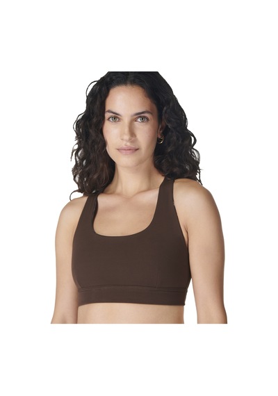 Sweaty Betty Sweaty Betty Super Soft Reversible Kadın Kahverengi Yoga Bra 44052 Kahve