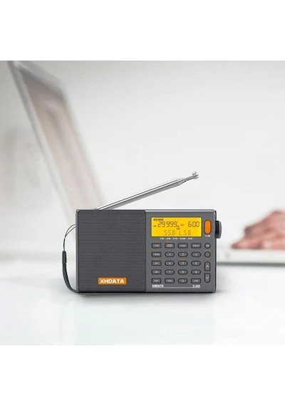 Xhdata D-808 Taşınabilir Dijital Radyo Fm Stereo/sw/mw/lw Ssb Rds Hava Bandı Lcd Ekranlı