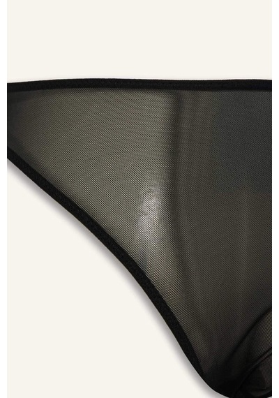 Defacto Tül Brazilian Külot-fall İn Love F7030ax25wnbk81 Siyah