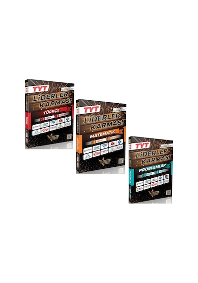 Liderler Karması Tyt Türkçe Matematik Ve Problemler Deneme Seti 3 Kitap
