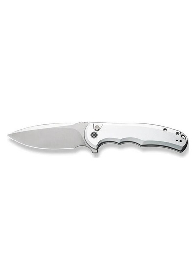 Civivi Button Lock Praxis Aluminum Silver Kamp Çakı Gri - Gümüş