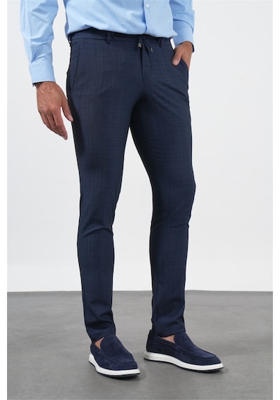 İmza Lacivert Yan Cep Slim Fit Esnek Jogger Pantolon 1003260179 Koyu Lacivert