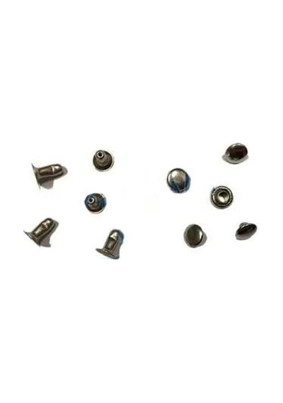Rivet Perçin - 6mm, Nikel, 1000 Adet Beyaz