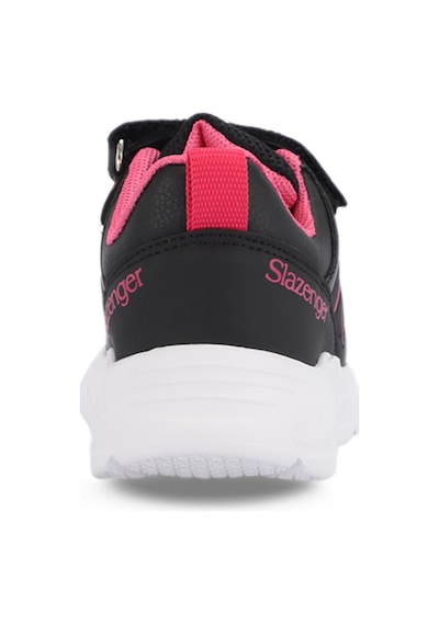 Slazenger VACATION I Çocuk Cırt Cırtlı Siyah / Fuşya Günlük Spor Ayakkabısı