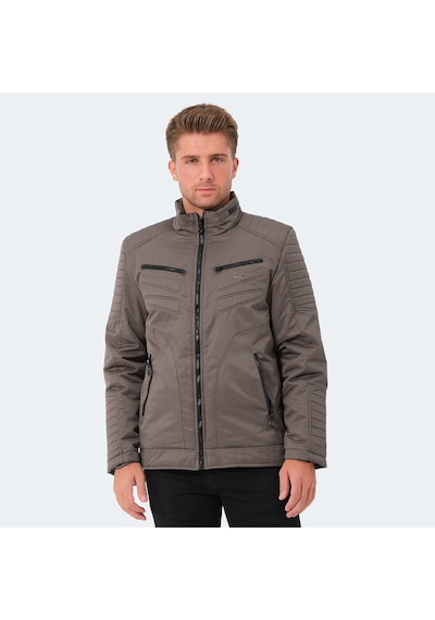 Slazenger GALIT Erkek Mont &amp; Kaban Koyu Gri