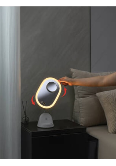 Range Beauty Lux Makyaj Aynası 15w Kablosuz Hızlı Şarj 3 Farklı Işık Dokunmatik Beyaz