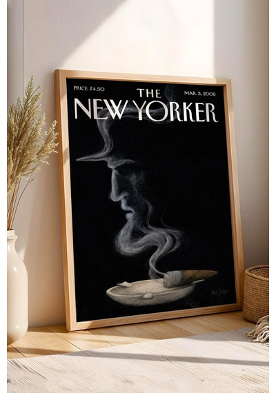 The New Yorker Çerçeveli Tablo March 3 2008