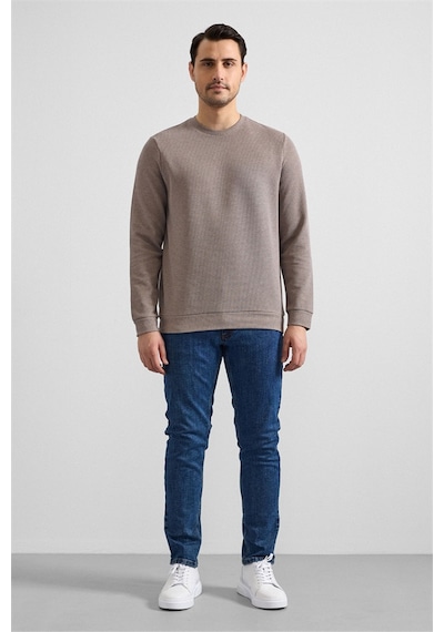 Süvari Koyu Kahve Regular Düz Bisiklet Yaka Sweatshirt Sw2013700035-kh9 Koyu Kahverengi Süvari Koyu Kahve Regular Düz Bisiklet Yaka Sweatshirt Sw2013700035-kh9 Koyu Kahverengi