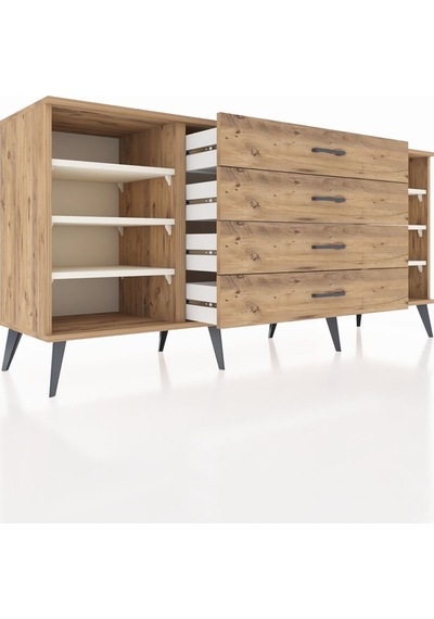 Hyperion Konsol 6 Raflı 4 Çekmeceli 176x44x83 Çam-aytaşı/çam Aytaşı/çam Hyperion Konsol 6 Raflı 4 Çekmeceli 176x44x83 Çam-aytaşı/çam Aytaşı/çam