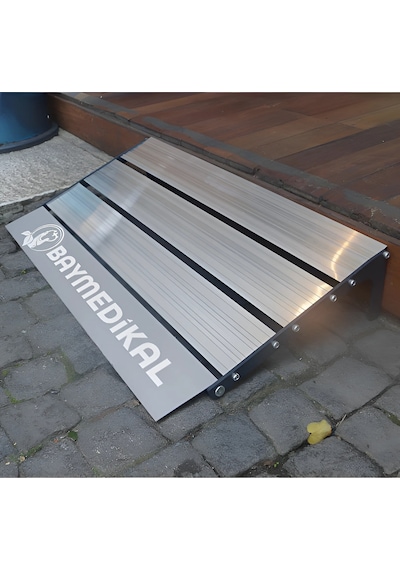 Eşik Rampası Hafif, Dayanıklı, Portatif Veya Sabit Kullanım 30x75cm