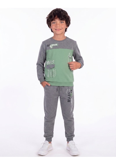 Onloox Erkek Mint Yeşili Erkek Çocuk Mint Yeşili İki İplik Bisiklet Yaka Dar Paça Regular Baskılı Eşofman Takımı 7 Yaş Onloox Erkek Mint Yeşili Erkek Çocuk Mint Yeşili İki İplik Bisiklet Yaka Dar Paça Regular Baskılı Eşofman Takımı 7 Yaş