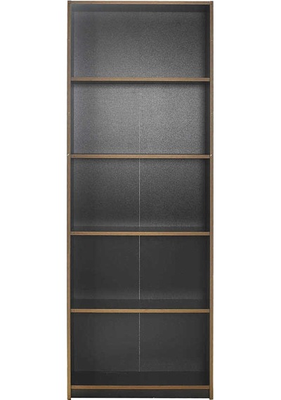 Modern 5 Raflı Kitaplık-antrasit-kontra 64x182x26 Cm Gxyxd