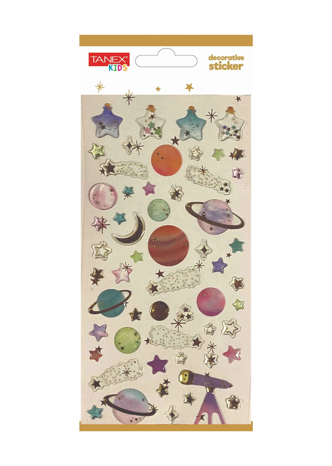 Tanex Decorative Sticker-7 Puffy Etiketi Tnx-5006