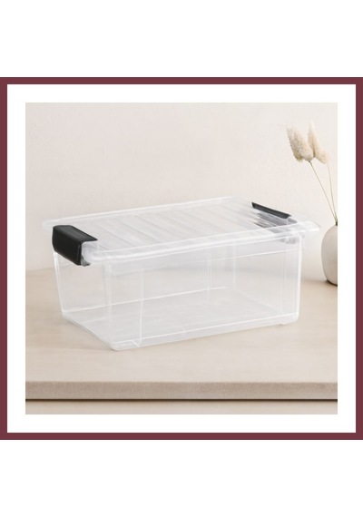 Storeşahin Şeffaf Kilitli Saklama Kutusu 34 L 361x526x236 Mm Shn0720