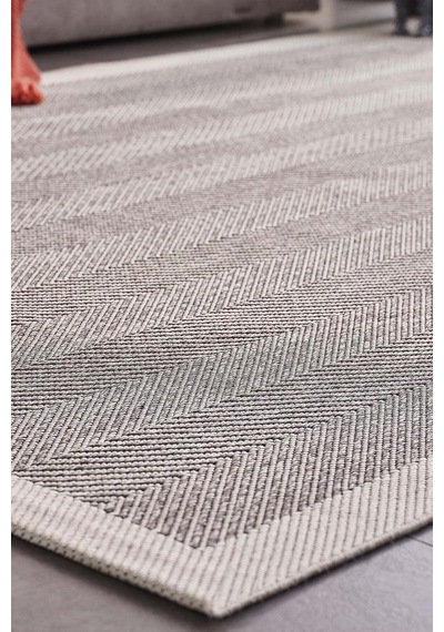 Gümüşsuyu Deco Sisal 80140 Gri Dikdörtgen Yıkanabilir Antitoz Halı