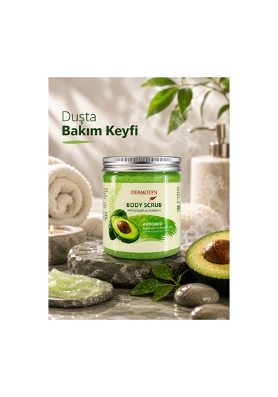 Body Scrub Avokado Özlü Besleyici Arındırıcı Nemlendirici Vücut Peelingi 250 Ml