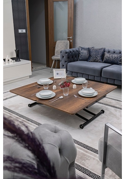 Juppo Üst Tabla Mdf Oval Köşe Alt Siyah İçe K