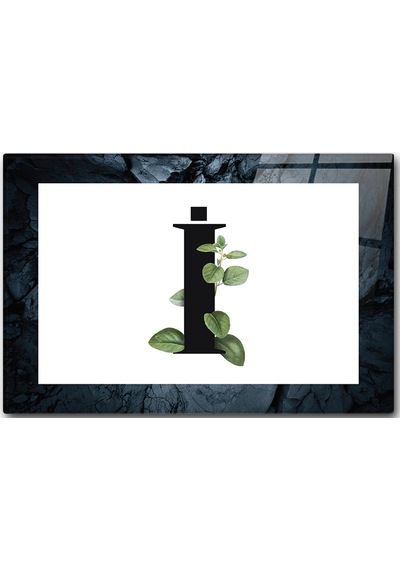Decorita Cam Kesme Tahtası - Cam Kesme Tablası Harfli Tasarım İ 20 CM x 30 CM