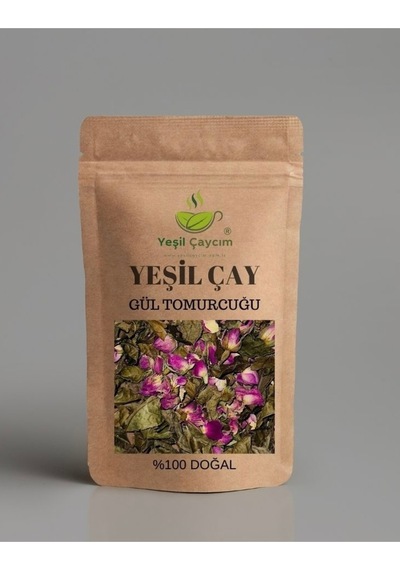 Güllü Rize Yaprak Yeşil Çay Harmanı  Doğal El Yapımı, Ve Doğal , 25 Gr