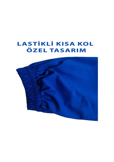 Benlife Kısa Kol Lastikli Demans Tulumu Mavi