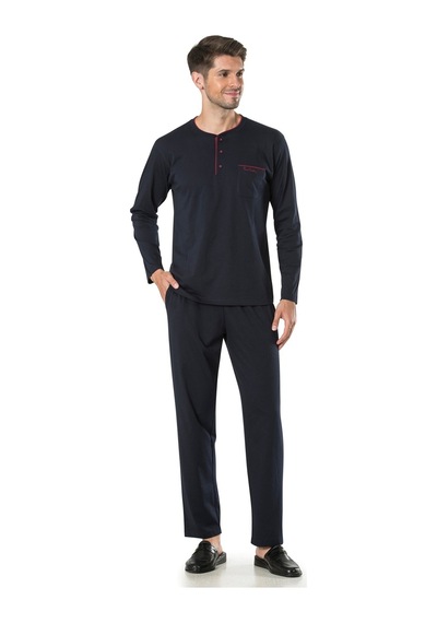 Pierre Cardin 5595 Erkek Çeyizlik 5'li Rob Pijama Takım-bordo Bordo