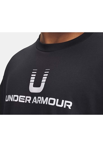 Under Armour Ua Hwt U Logo Ss Erkek Günlük Tişört 6005150-001 Siyah SIYAH