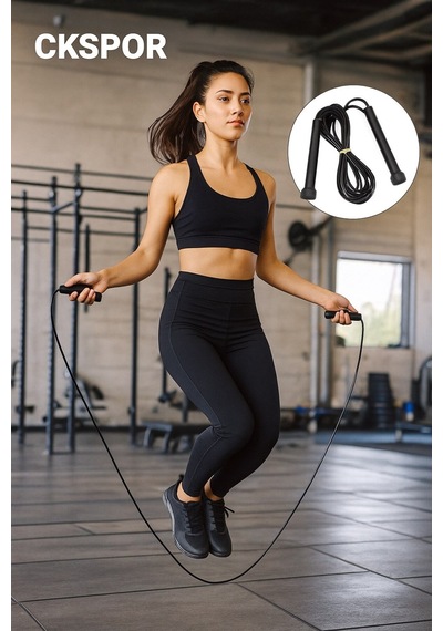 Ckspor Atlama İpi Fitness, 2.8m Vücut Şekillendirme Ve Aerobik Kondisyon Spor Aleti Karışık Renk