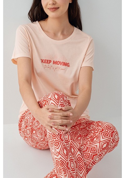 Arnetta Kadın Pembe Pijama Takım Pembe