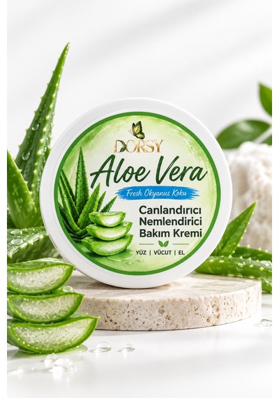 Nemlendirici Bakım Kremi Aloe Vera El Vücut Yüz Canlandırıcı Krem 150 Ml