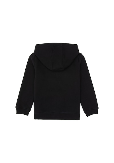 U.S. Polo Assn. Erkek Çocuk Siyah Fermuarlı Kapüşonlu Sweatshirt 50313852-VR046