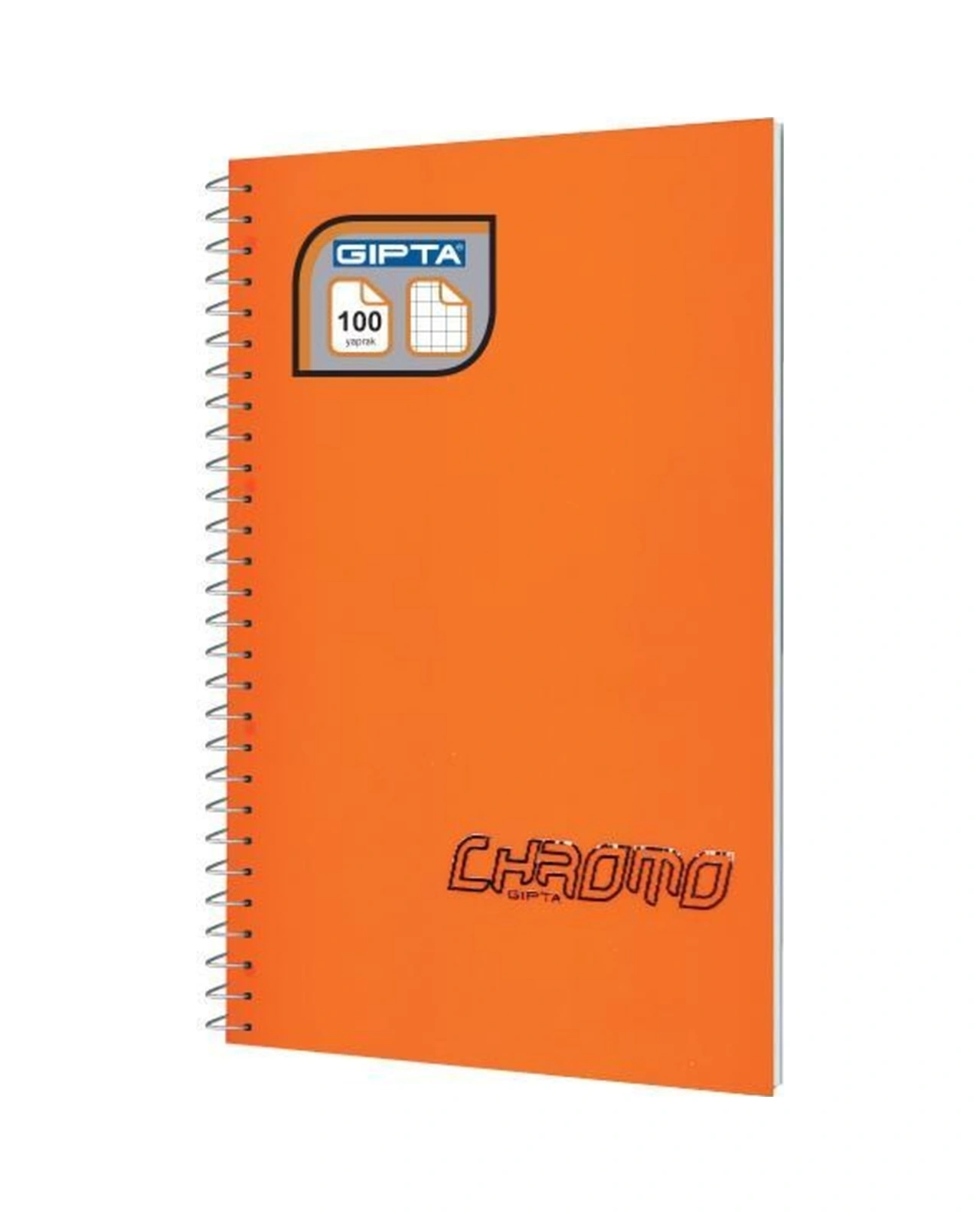 Chromo A4 100 Yaprak Spiralli Kareli Defter