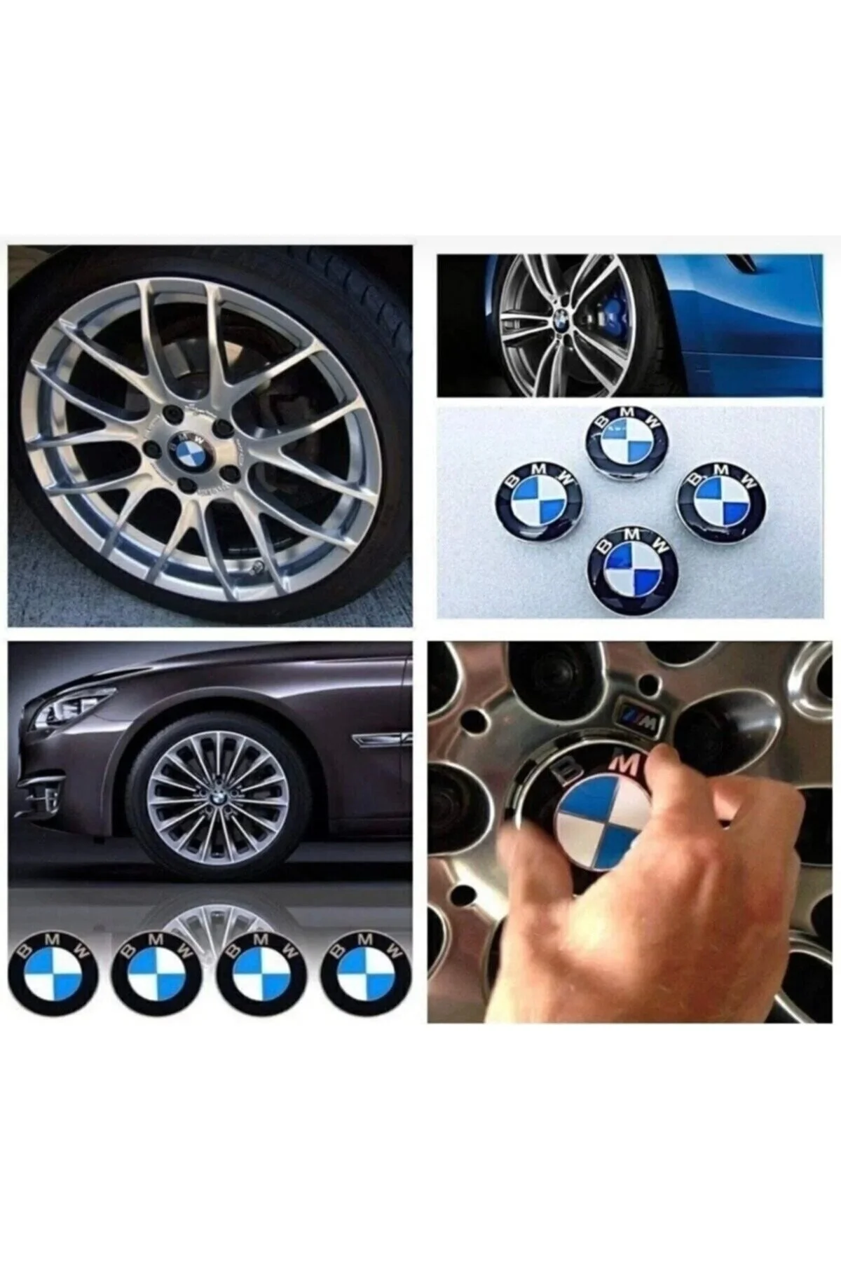 Universal Bmw F10 F30 Çelik Jant Göbek Kapağı 68mm-65mm