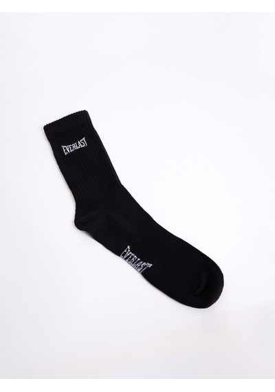 Everlast Logo Nakışlı 2'lü Siyah Çorap Siyah