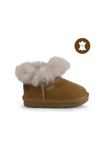 Buckhead Kız Çocuk Kürklü Bot Buck3062 Camel Bugy Func